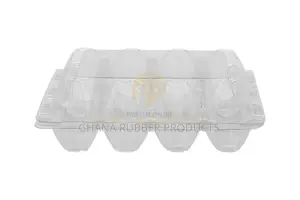 Transparent Egg Trays for 12-Eggs (Short) (200pcs)