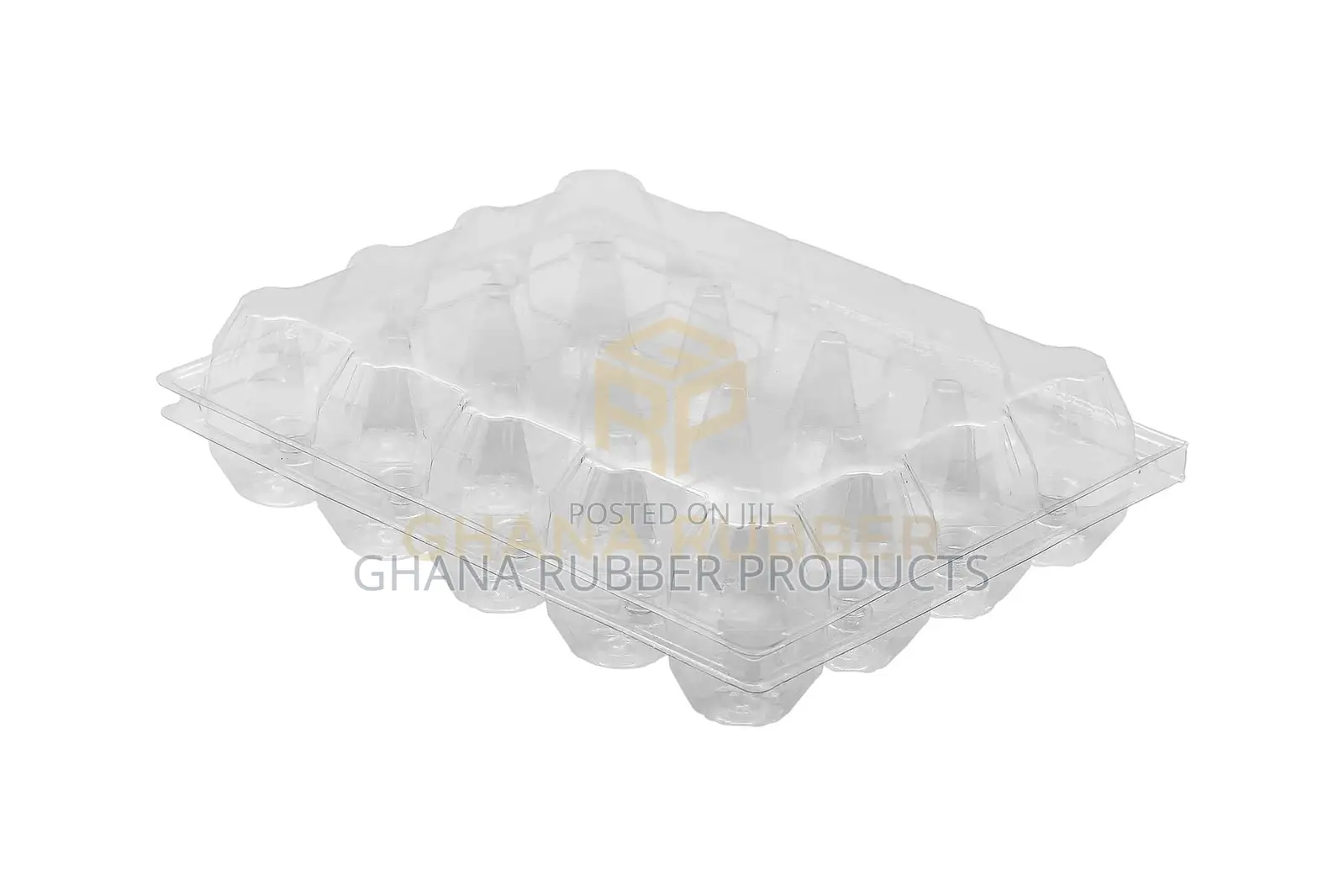 Transparent Egg Trays for 20-Eggs (100pcs)