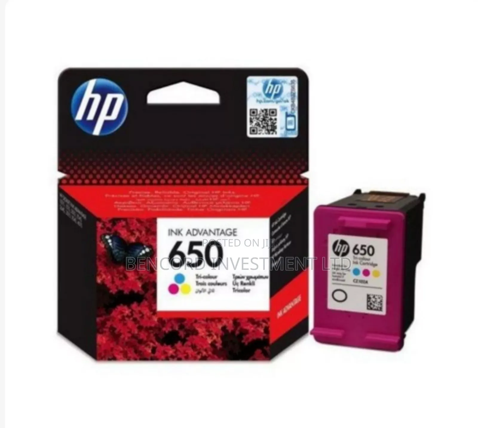 HP 650 Original Ink Catrirdge