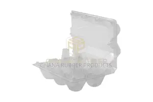 Transparent Egg Trays for 6-Eggs (300pcs)