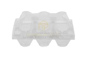 Transparent Egg Trays for 6-Eggs (300pcs)