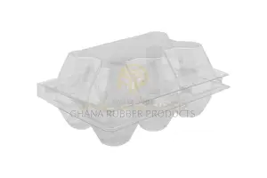 Transparent Egg Trays for 6-Eggs (300pcs)