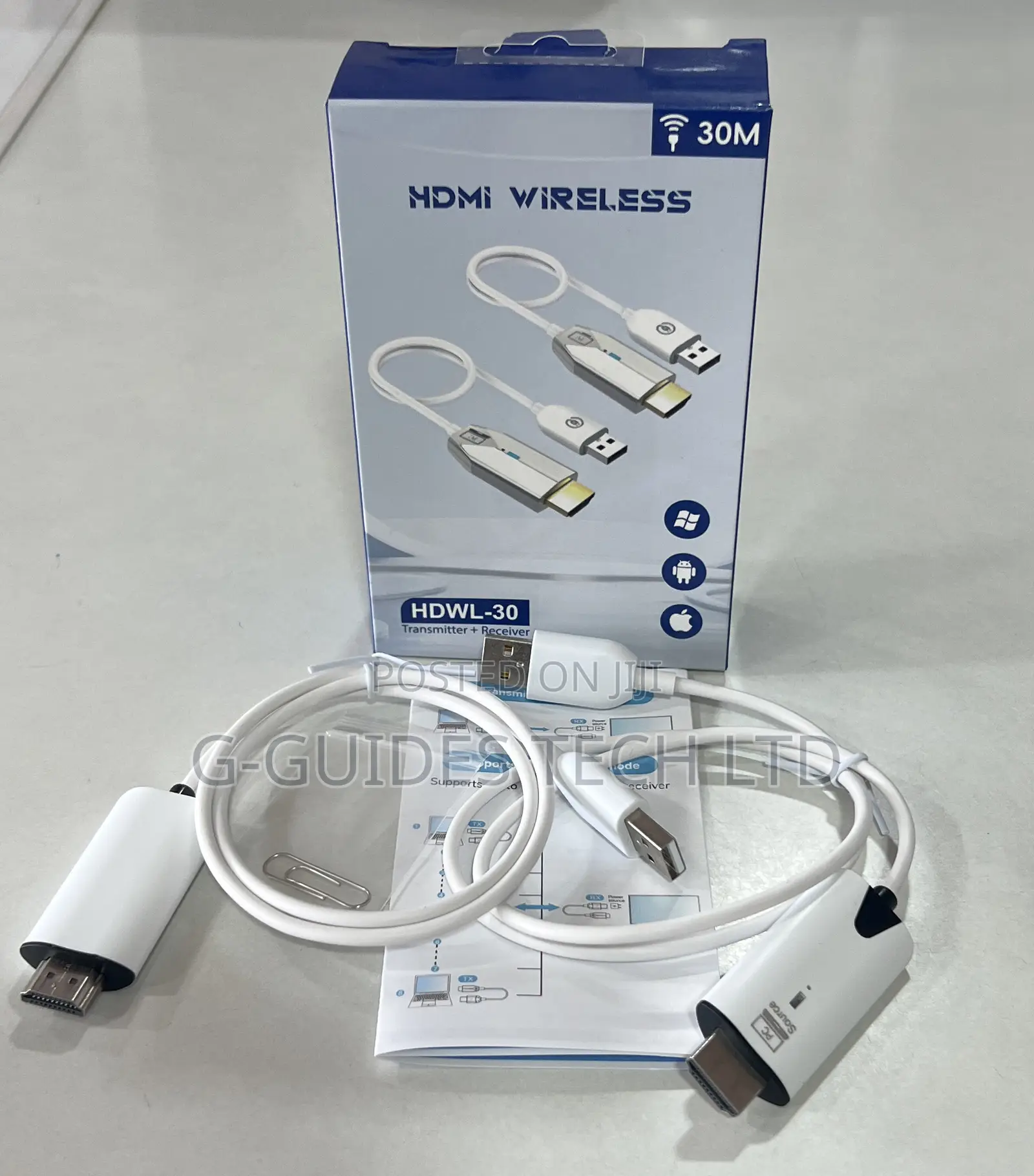 30m Hdmi Wireless Extender Transmitter and Receiver HDWL-30