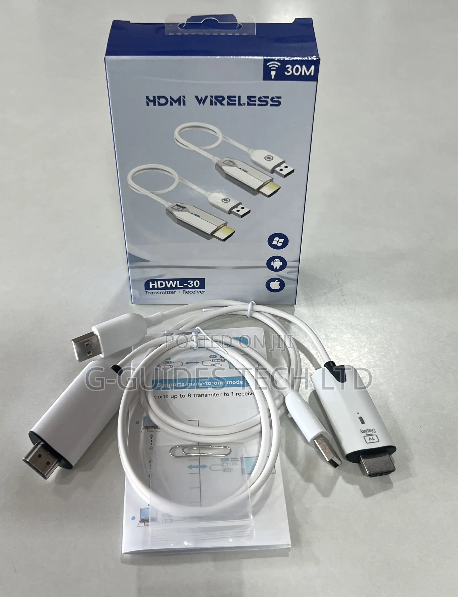 30m Hdmi Wireless Extender Transmitter and Receiver HDWL-30