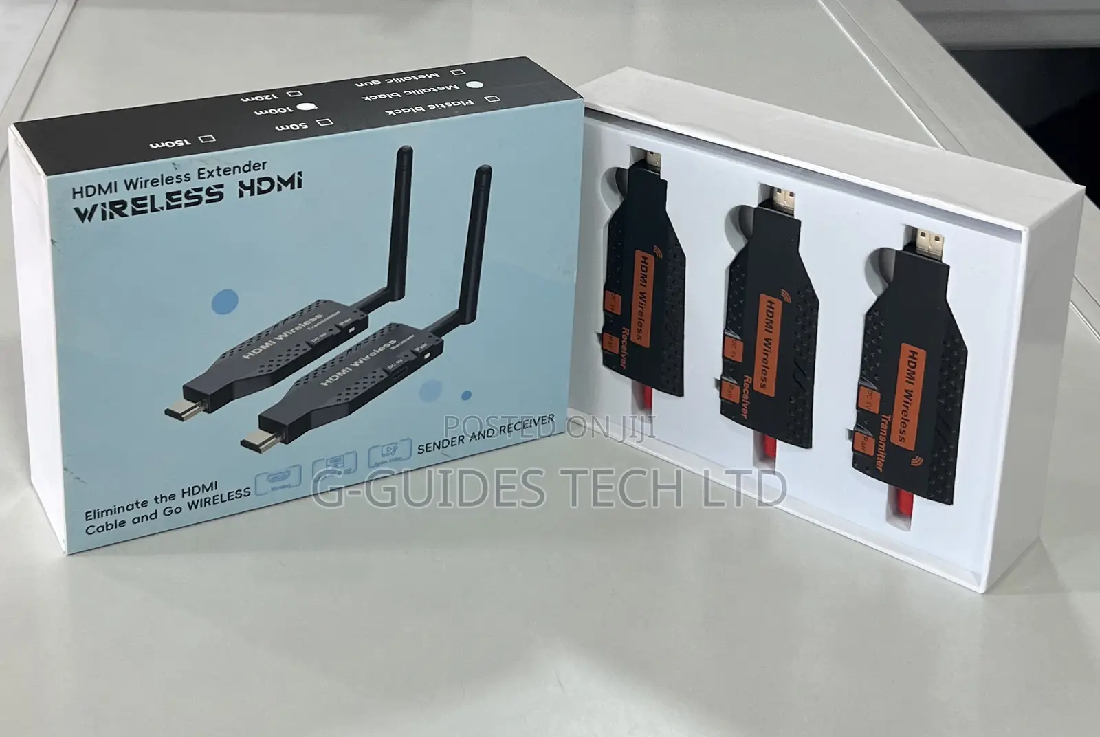 150m Hdmi Wireless Extender 1-Transmitter and 2-Receiver