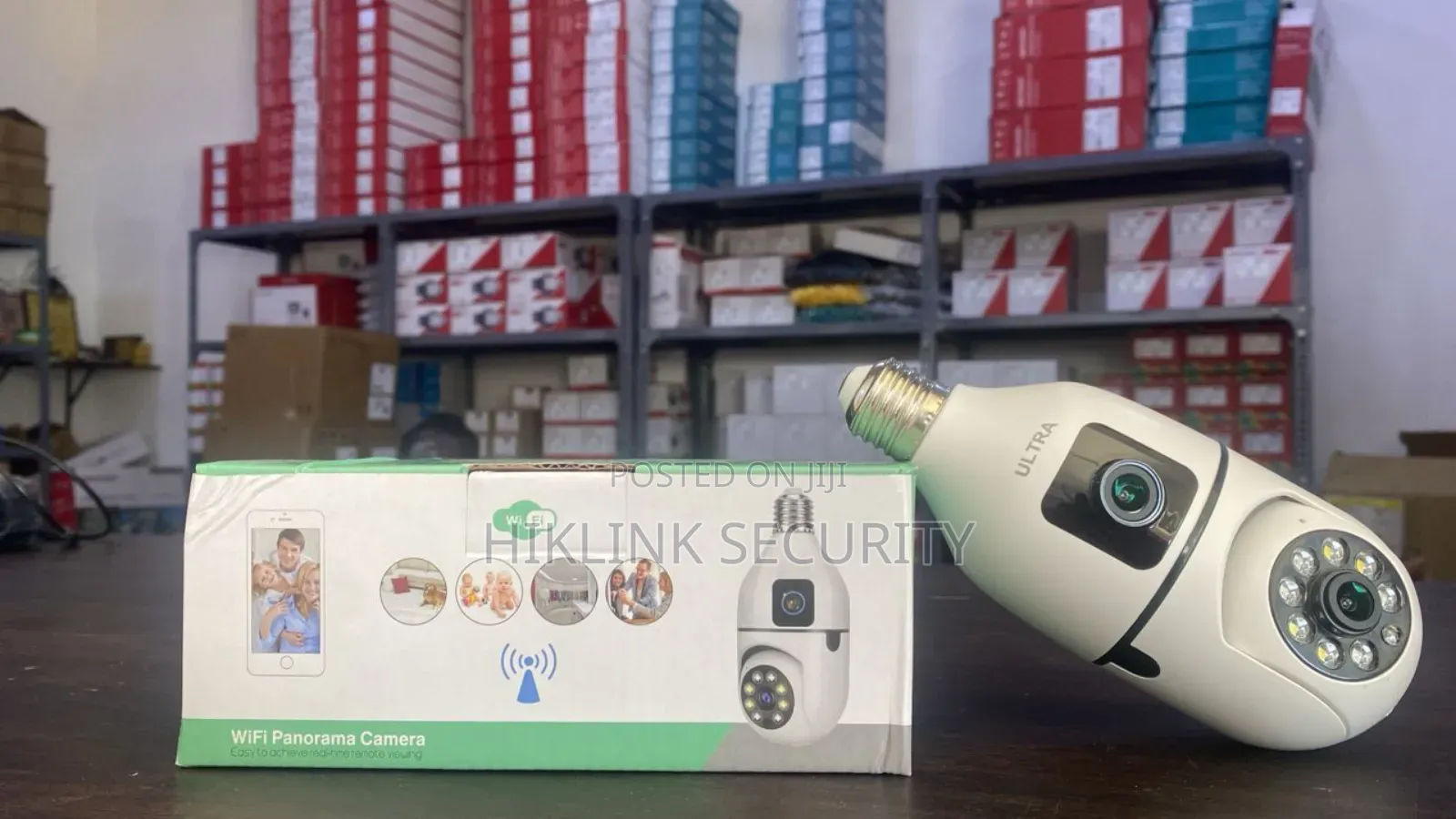 CCTV Bulb Camera With Dual Lens