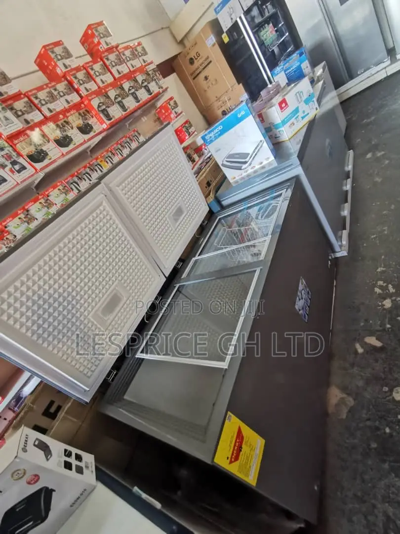Pearl 400ltrs Sliding Glass Chest Freezer