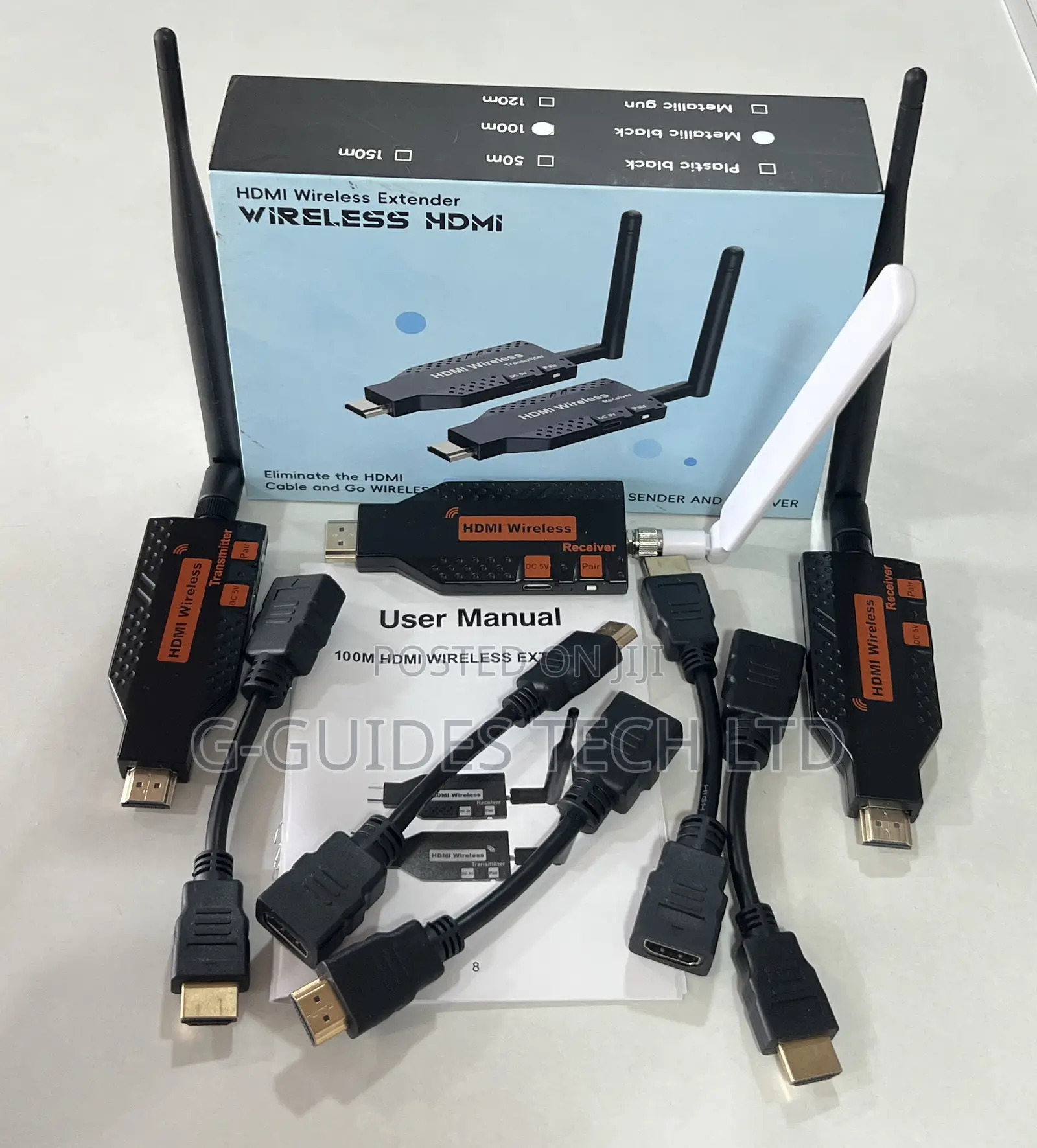 150m Hdmi Wireless Extender 1-Transmitter and 2-Receiver