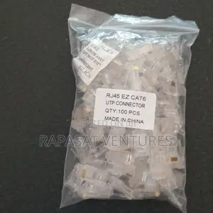 RJ45 Cat6 UTP Pass Through Connectors (100pcs)