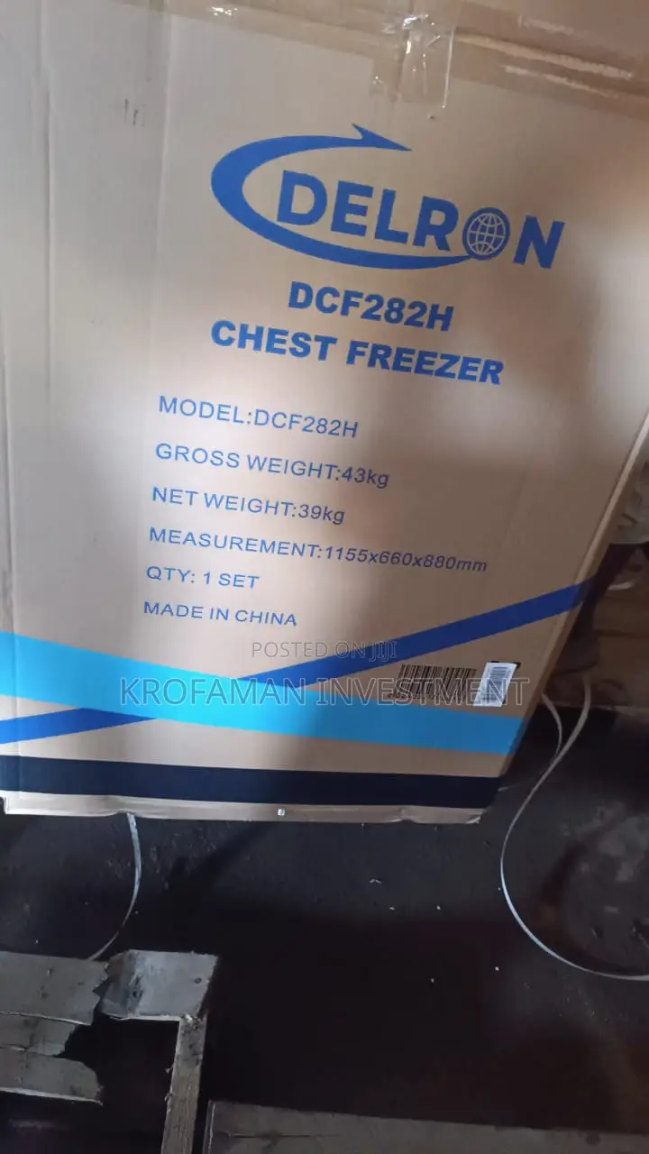 Delron Dcf282 Chest Freezer 282litres