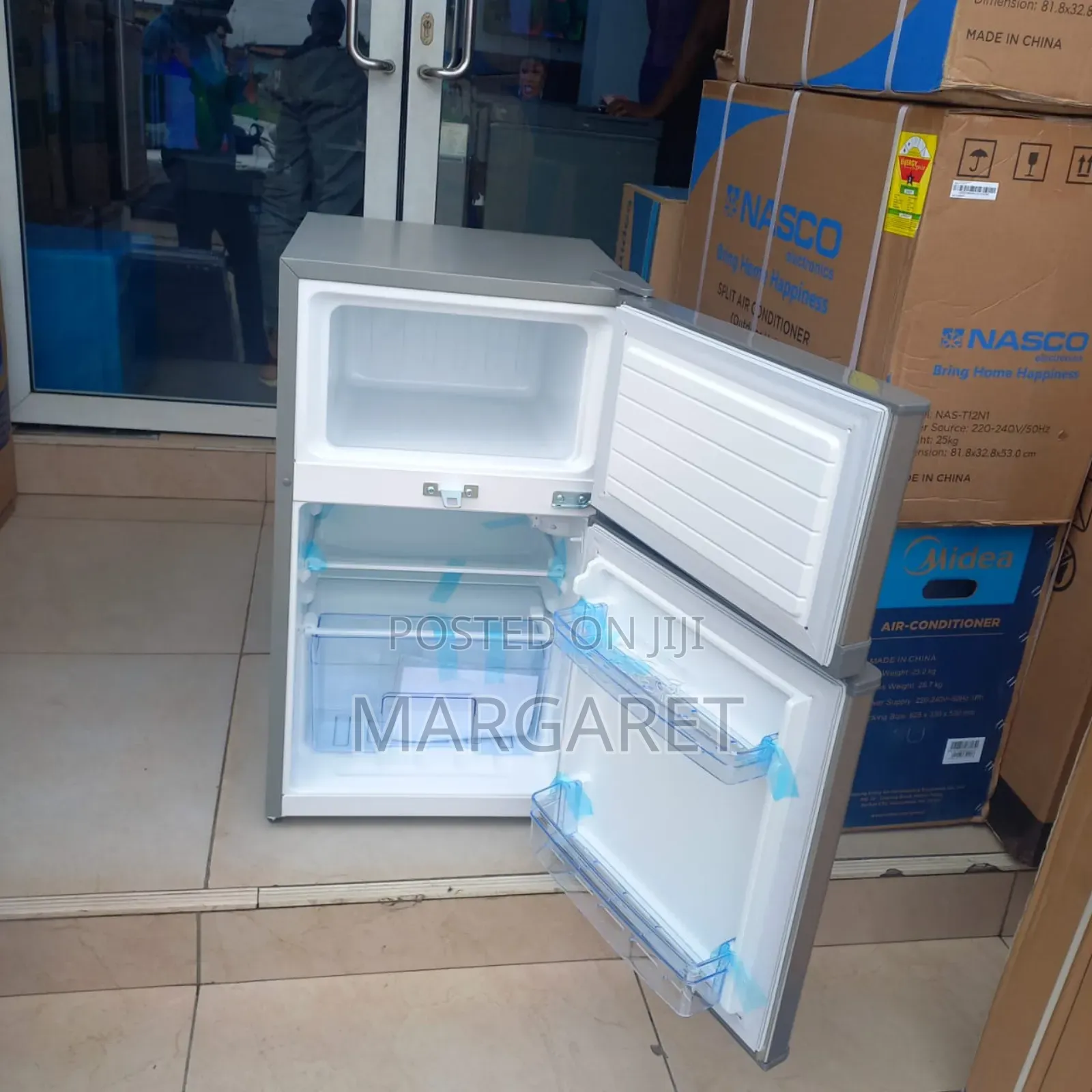 Foremost Pearl Table Top Double Door Fridge