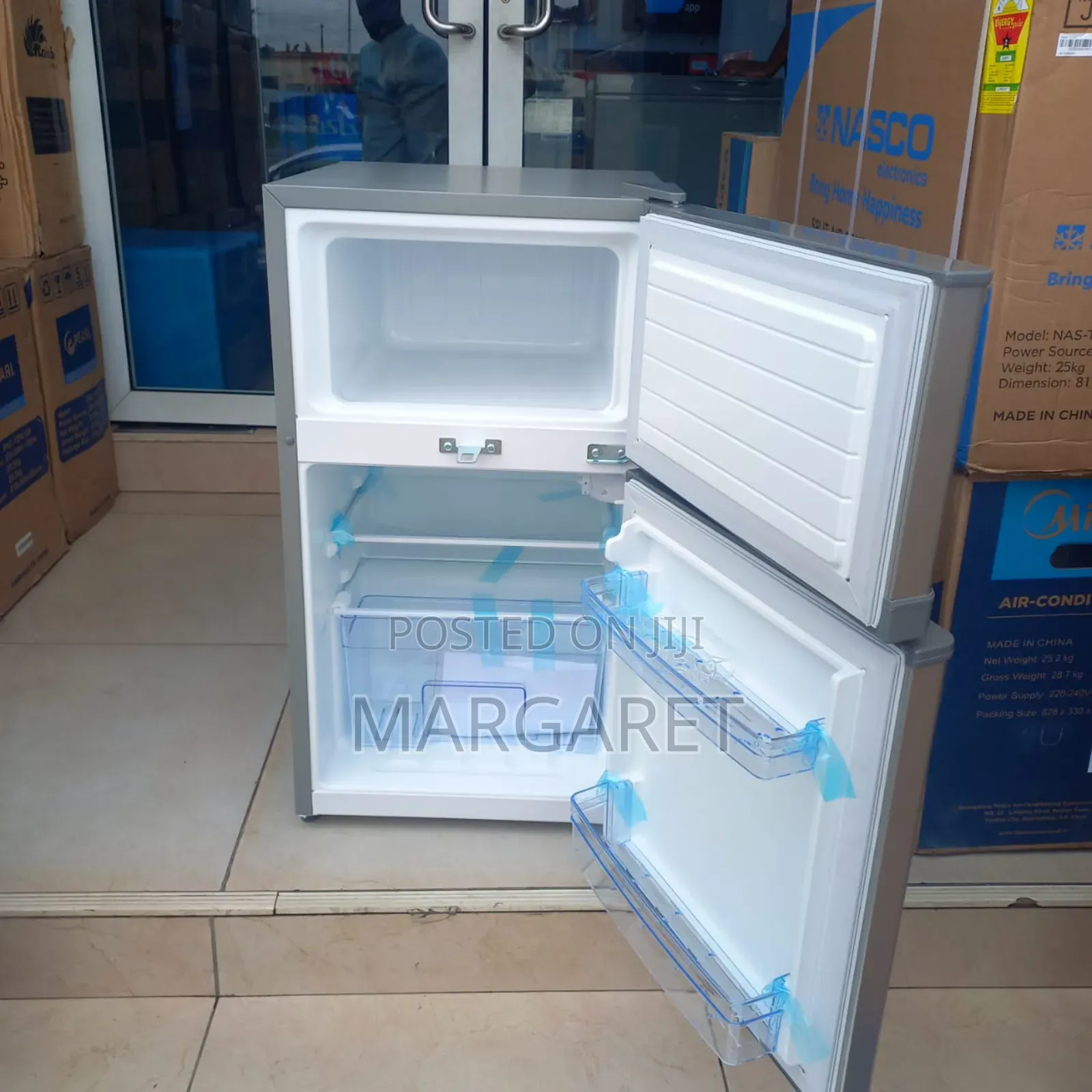 Foremost Pearl Table Top Double Door Fridge
