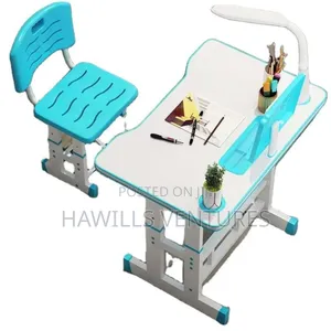 Kid's Learning Table With Chair