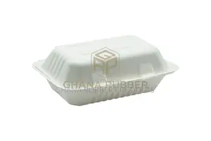 Bagasse Clamshell Boxes 9" X 6" (250pcs)