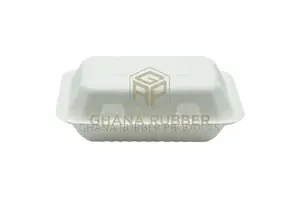 Bagasse Clamshell Boxes 9" X 6" (250pcs)