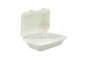 Bagasse Clamshell Boxes 9" X 6" (250pcs)