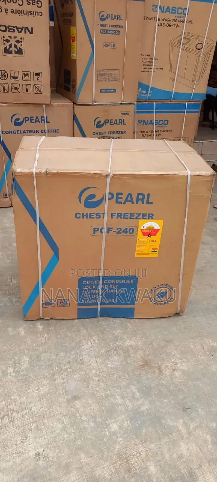 Key Lock_pearl 200litres Chest Freezer More Available