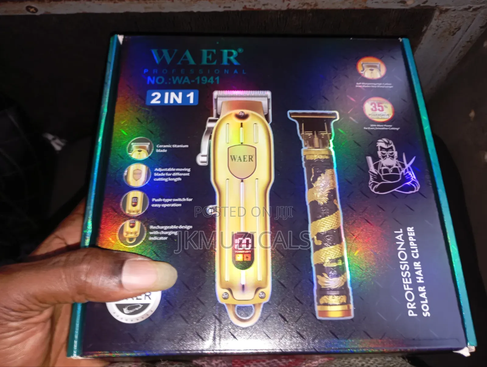2 in 1_ Rechargeable Hair Clipper | Hair Trimmer