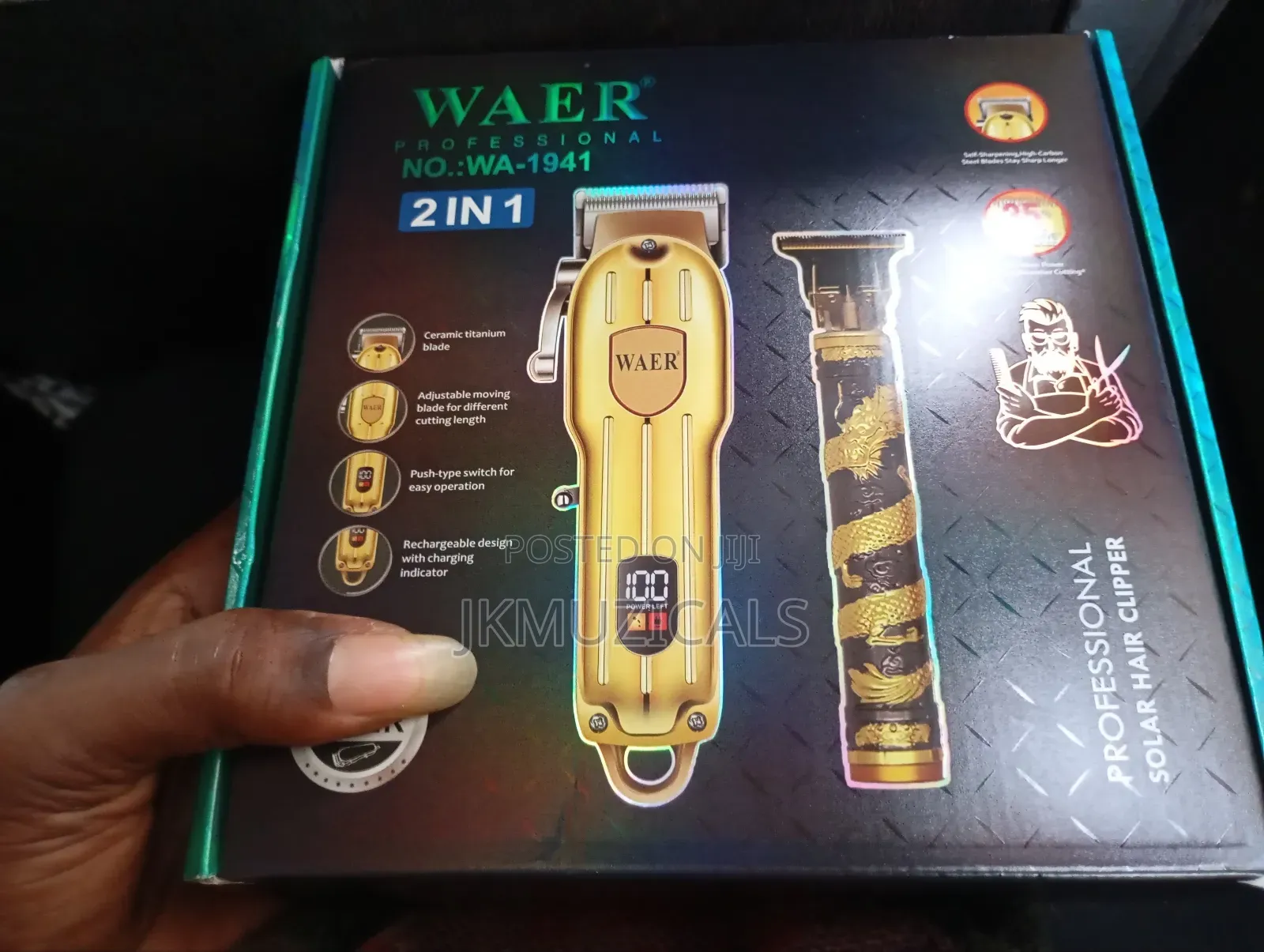 2 in 1_ Rechargeable Hair Clipper | Hair Trimmer