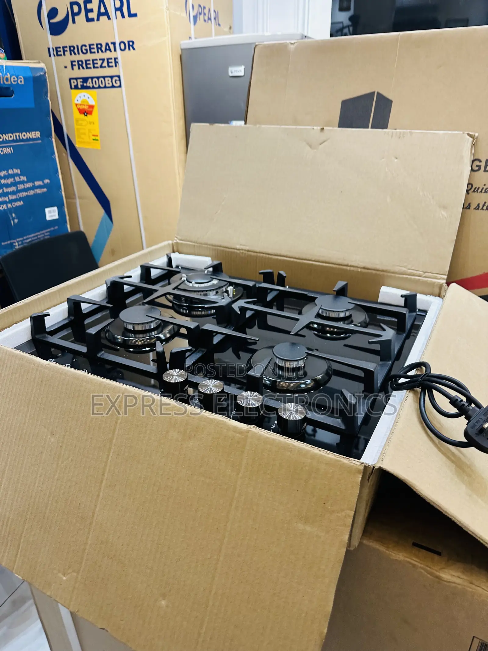 Better Deal on Stove 4burner 60cm Kenwood Black Nice