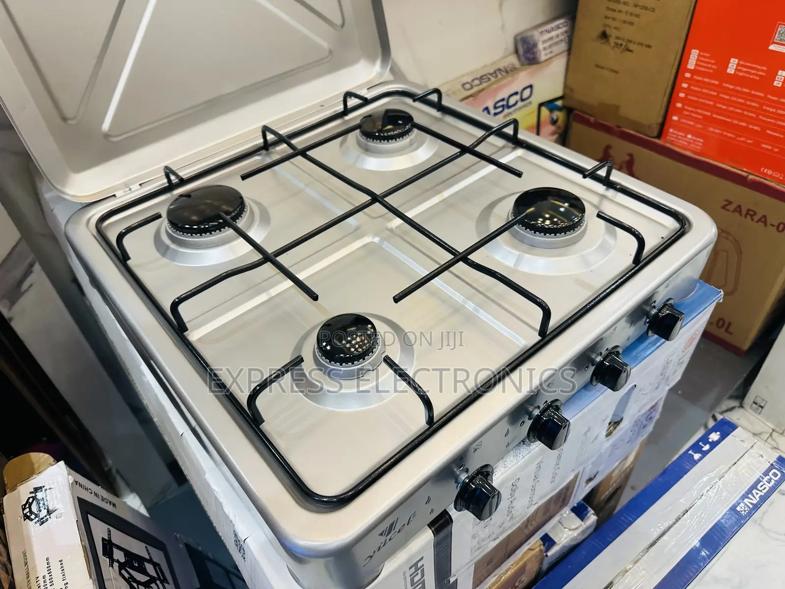 Very Stylish Grey Table Top Yucel 4burner