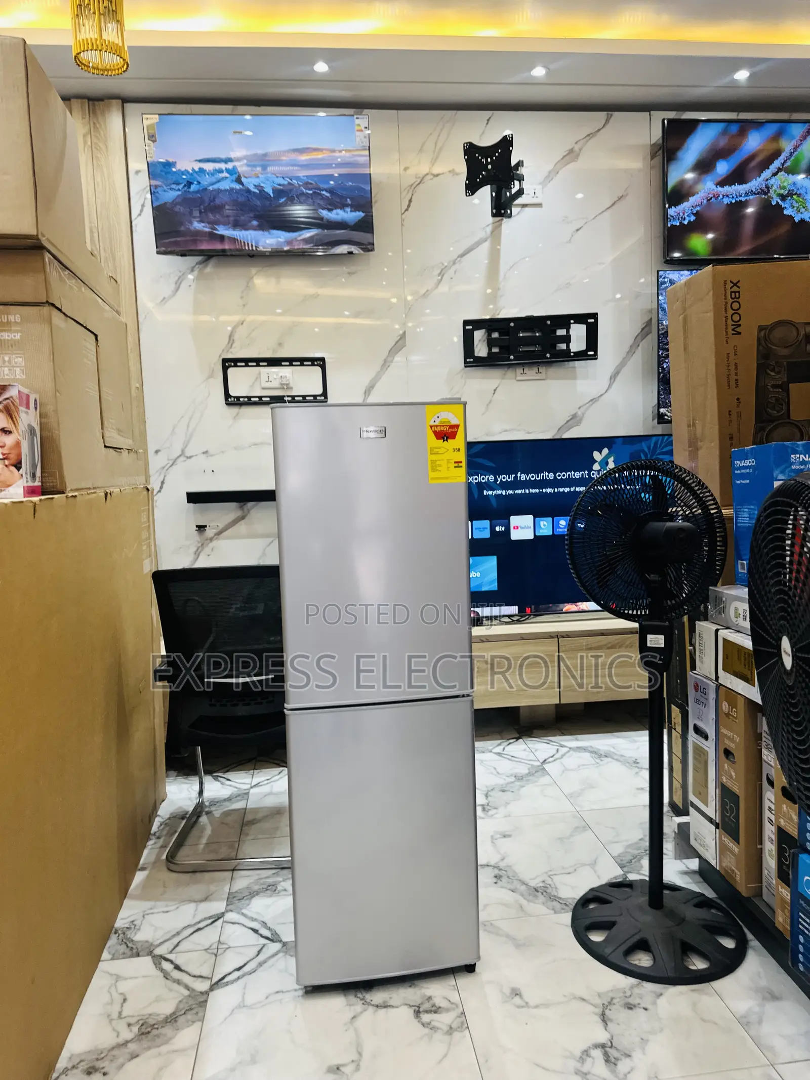 Ultra Modern Grey Fridge Nasco Nasf2-20