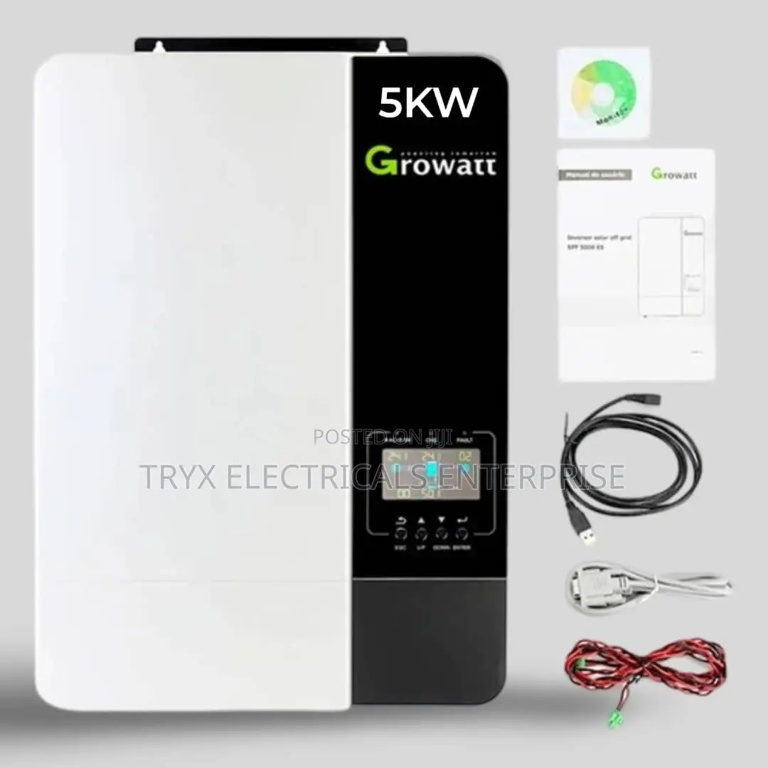 SPF 5000 Es Integrated 5kw Growatt Inverter- Hybrid