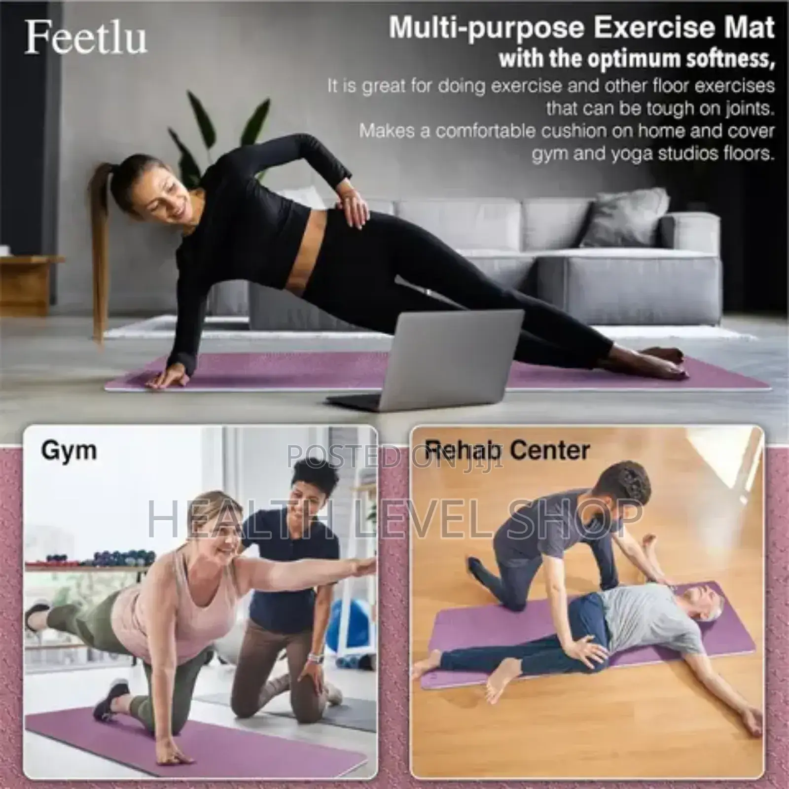 Gym Mat Yoga Free Tpe