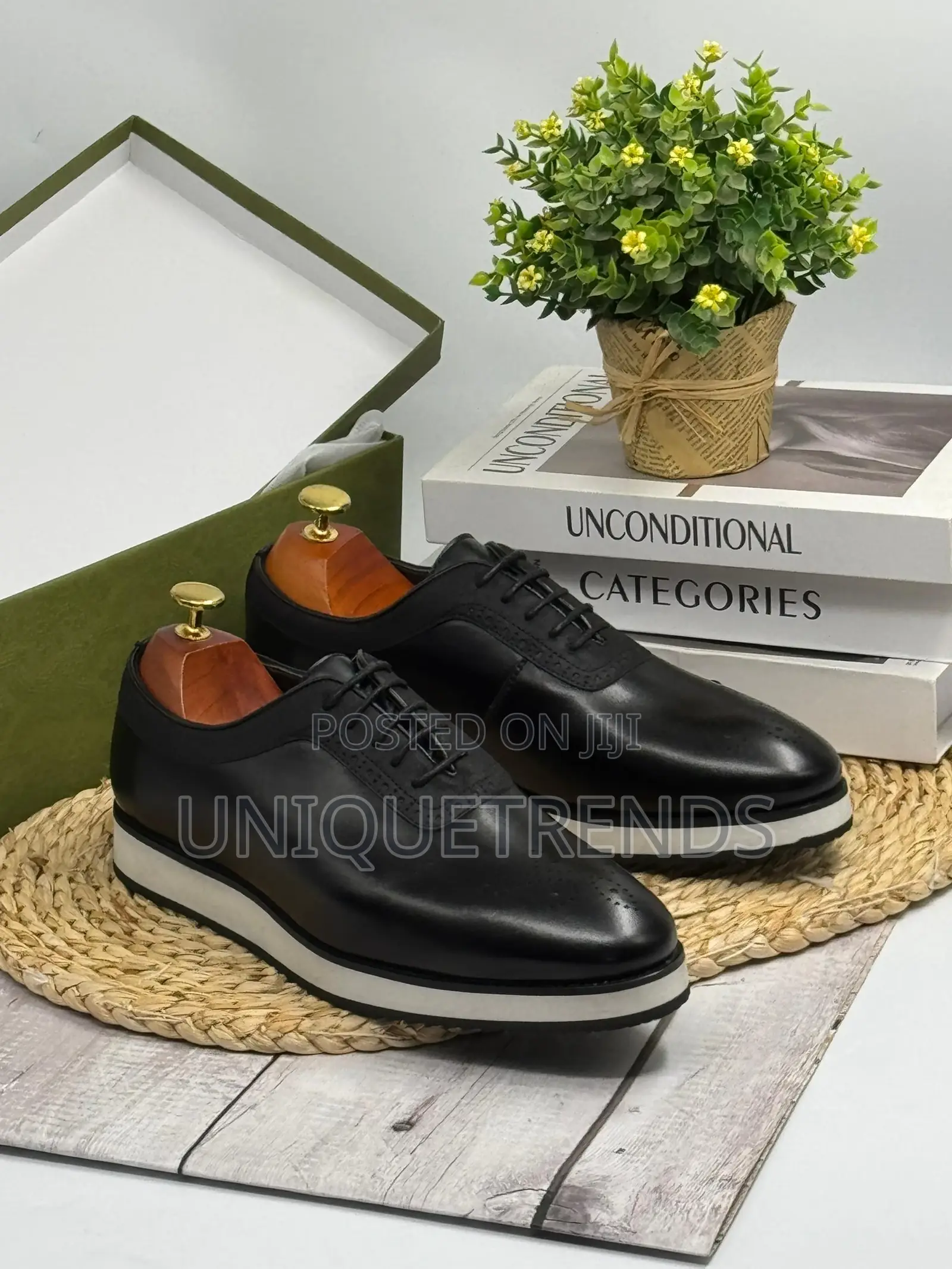 Quality Berluti Black White Sneakers