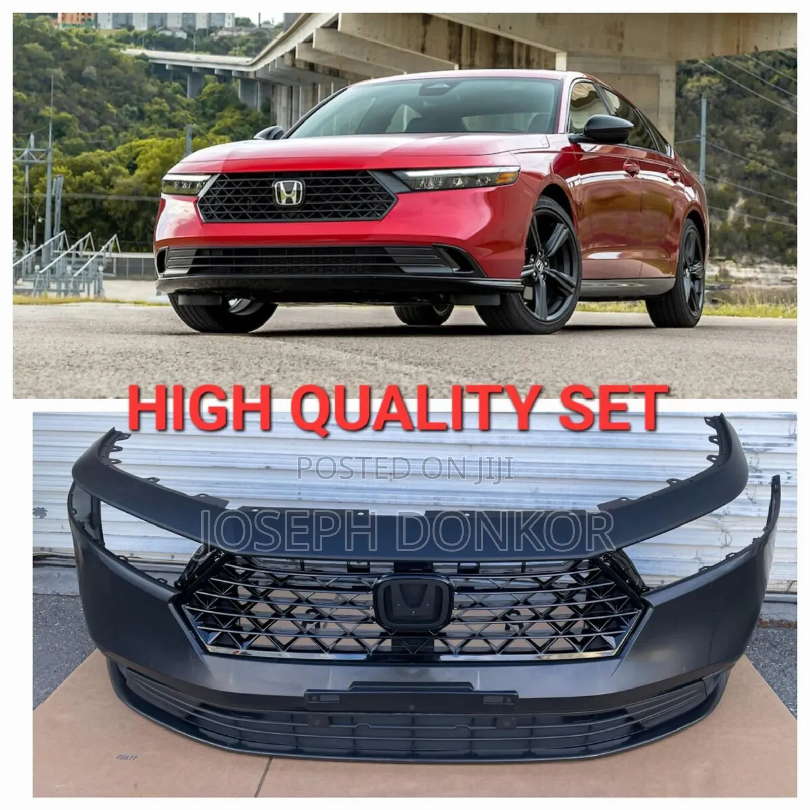 Accord Front Bumper Complete 2023,2024
