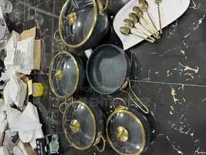 Oms Turkish Granite Cookware 9pcs