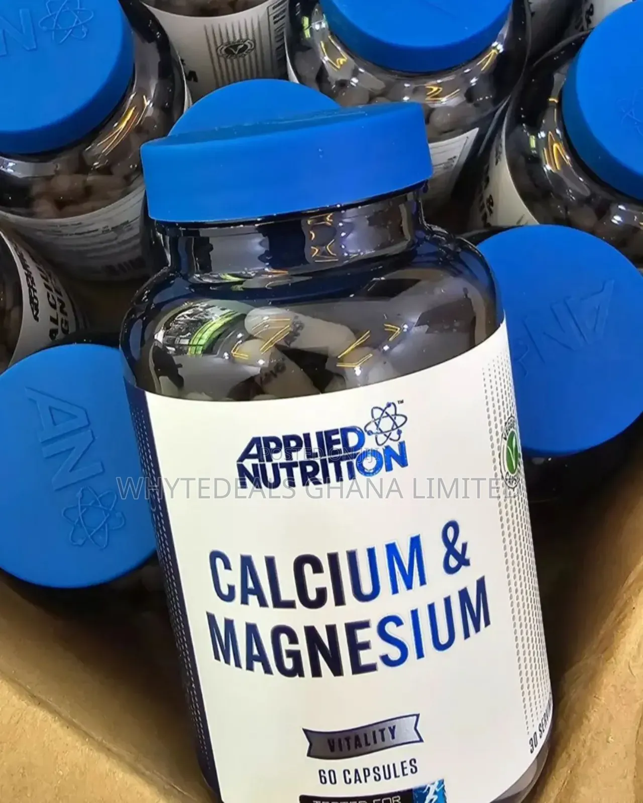 Calcium Magnesium For Bone, Nerve Muscle Function 60caps