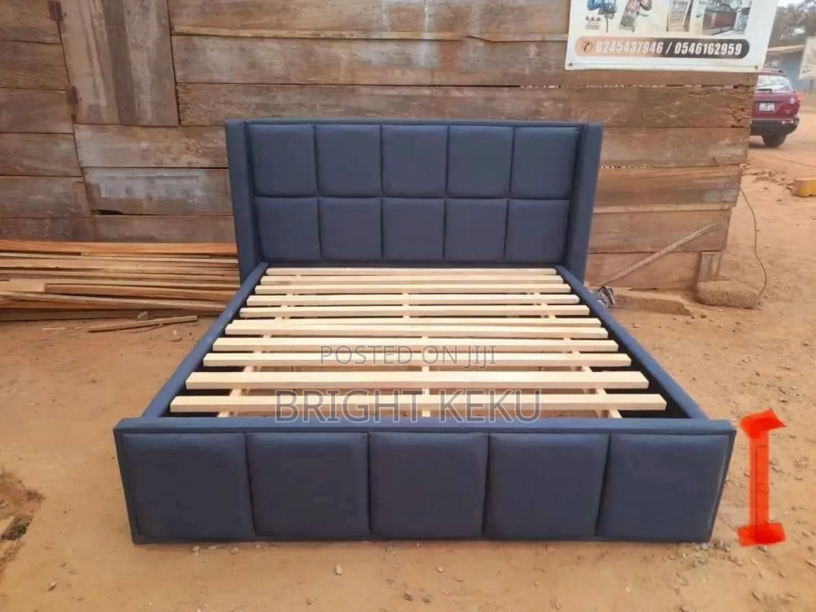 Black Quality Double Bed Frame Available