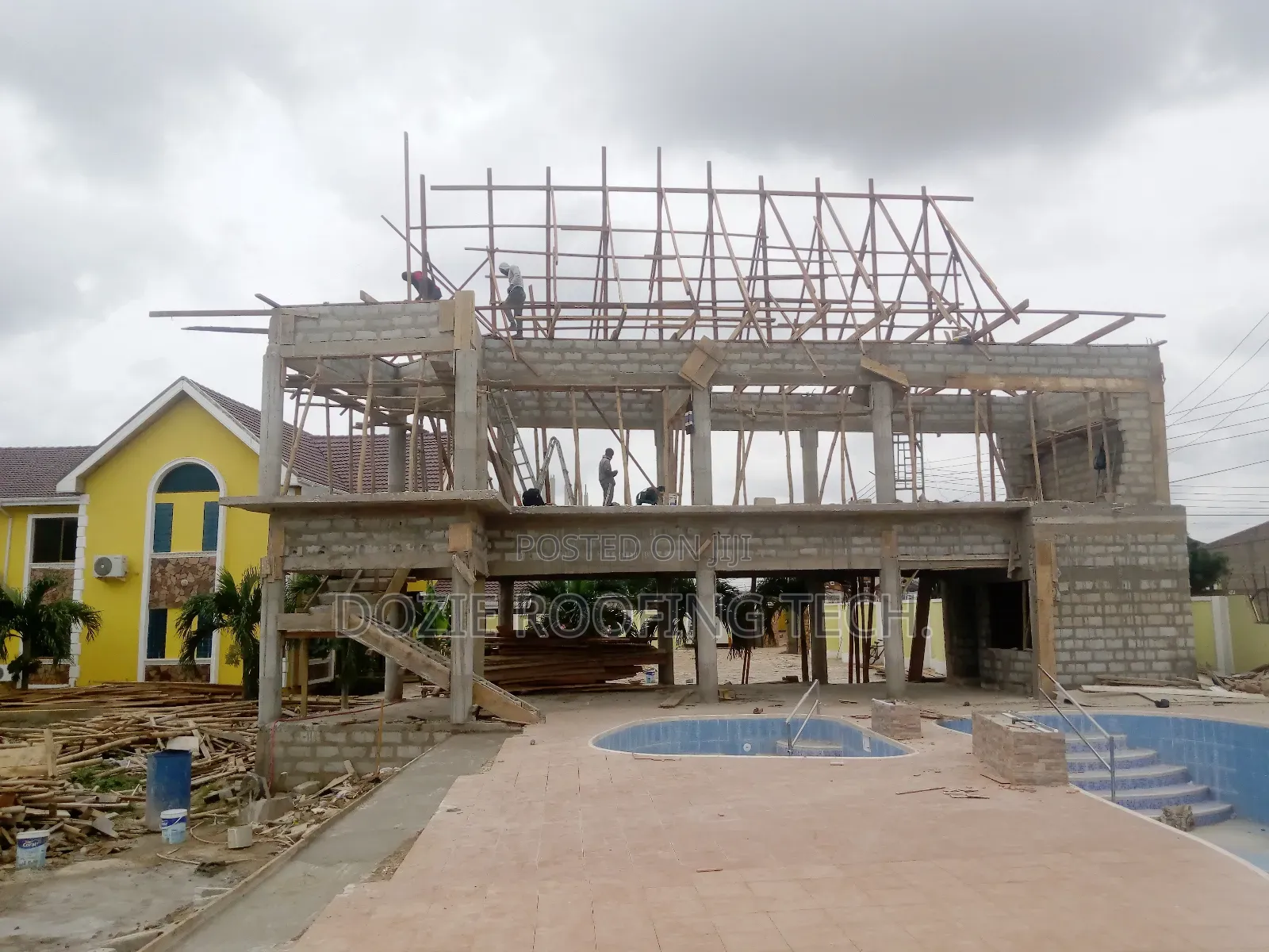 Tiptonia Hotel and Suites, Roofing and Parapet Done by Us