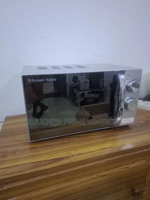 17.L Russell Hobbs Compact Silver Microwave From Uk