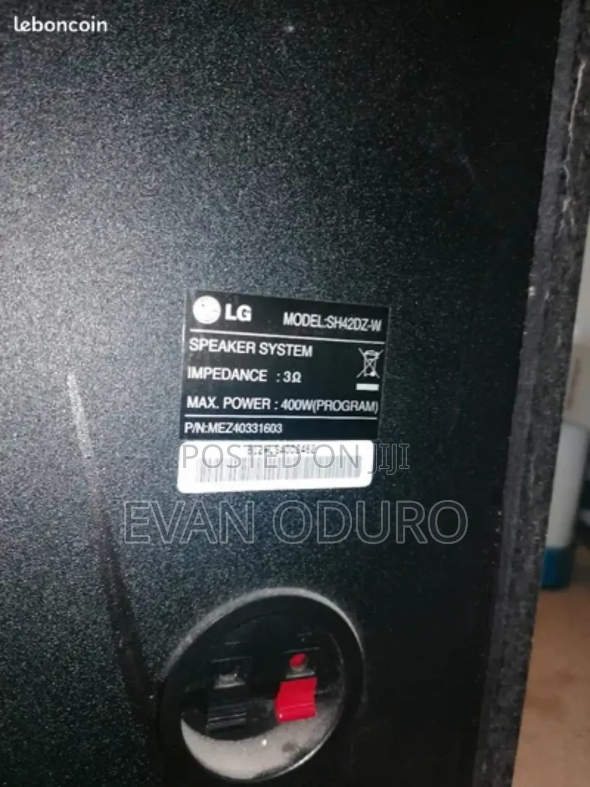 Powerful Lg Passive Woofer for Home Theater/Sound System