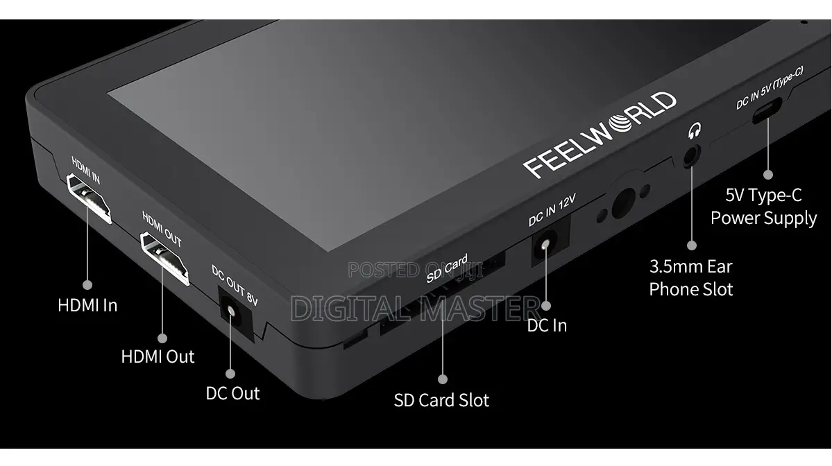 Feelworld F6 PLUS V2 6in 3D Lut Touch Screen Camera Monitor in Accra