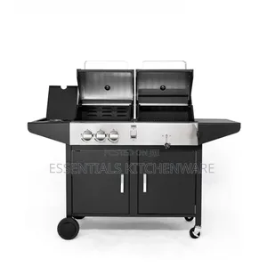 Dual Fuel 3 Burner Combi BBQ Grill