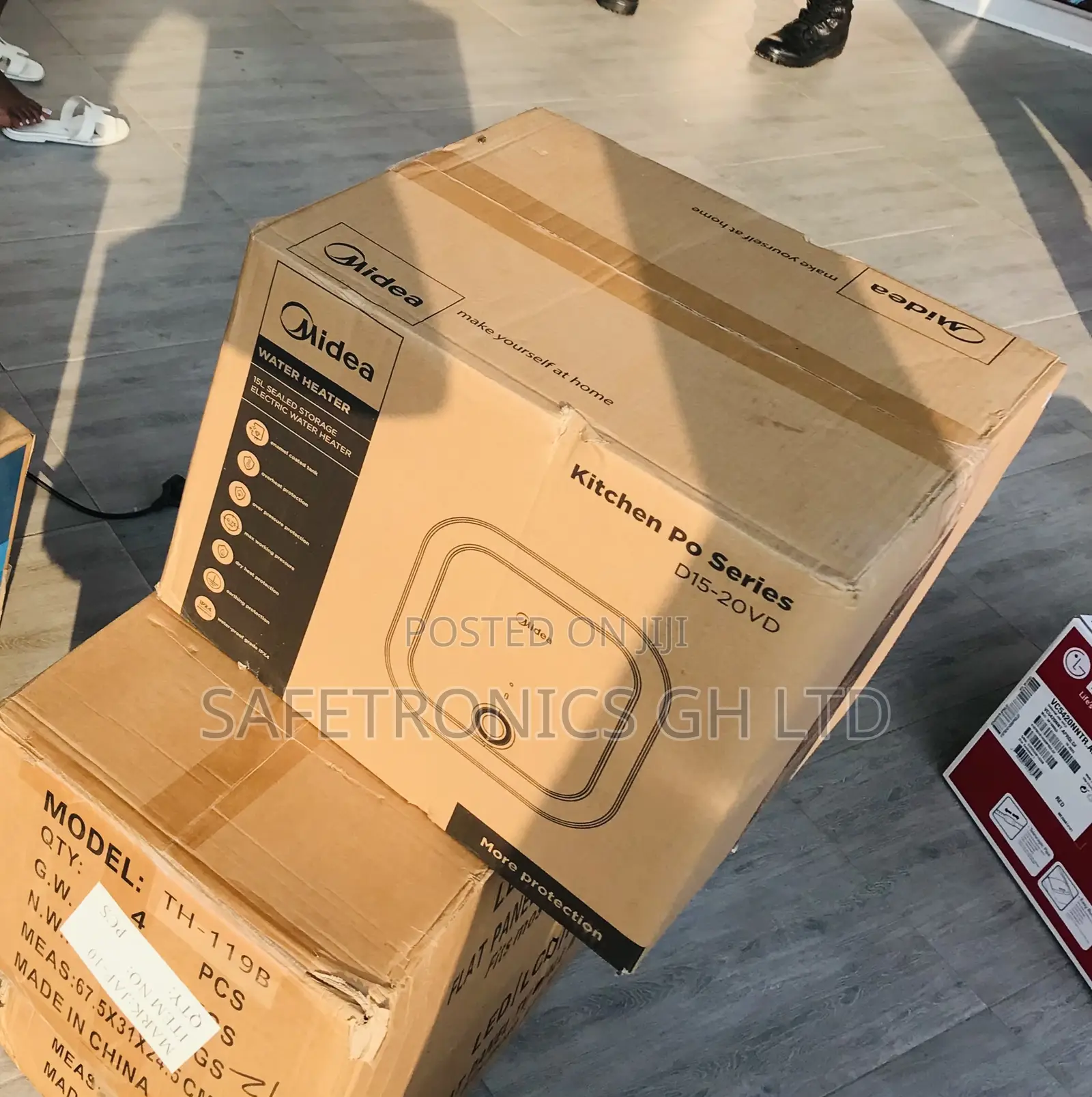 Reliable Fast Midea Water Heater 15kg White