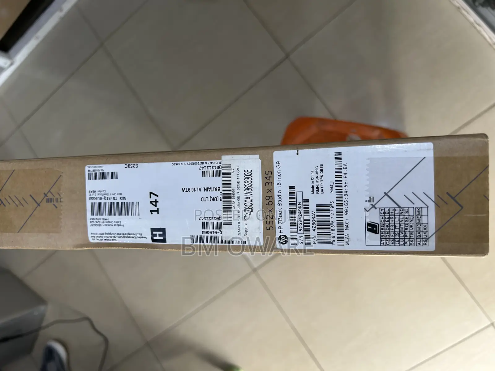 New Laptop HP ZBook Studio 32GB Intel Core i7 SSD 1T