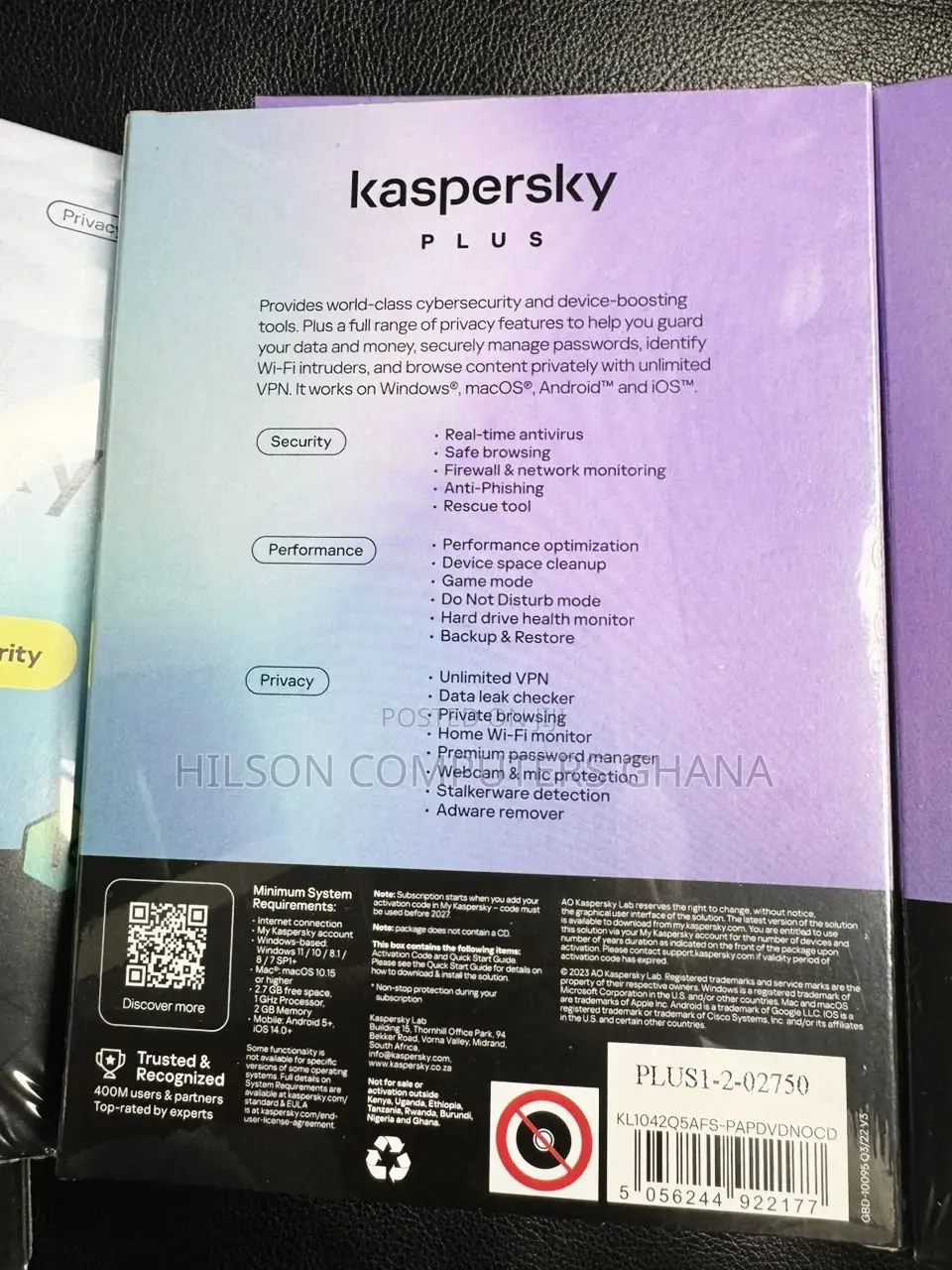 Kaspersky Plus Internet Security 2024 1 Device - 1 Year