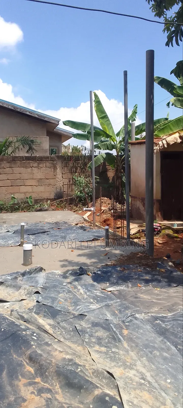 Installation of Drain Pipes - Plumbing Work