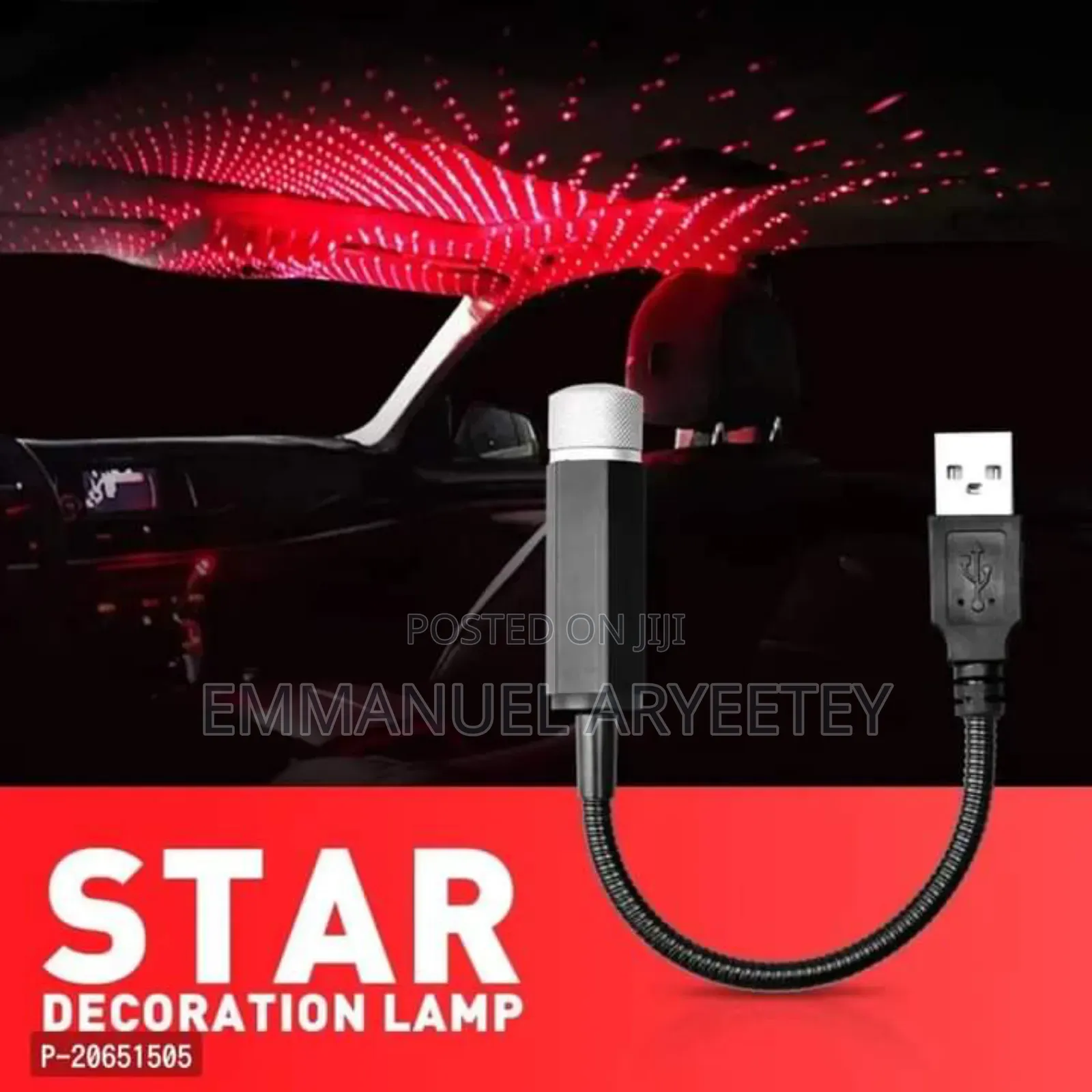 USB Ambiance Star Light for Room and Car