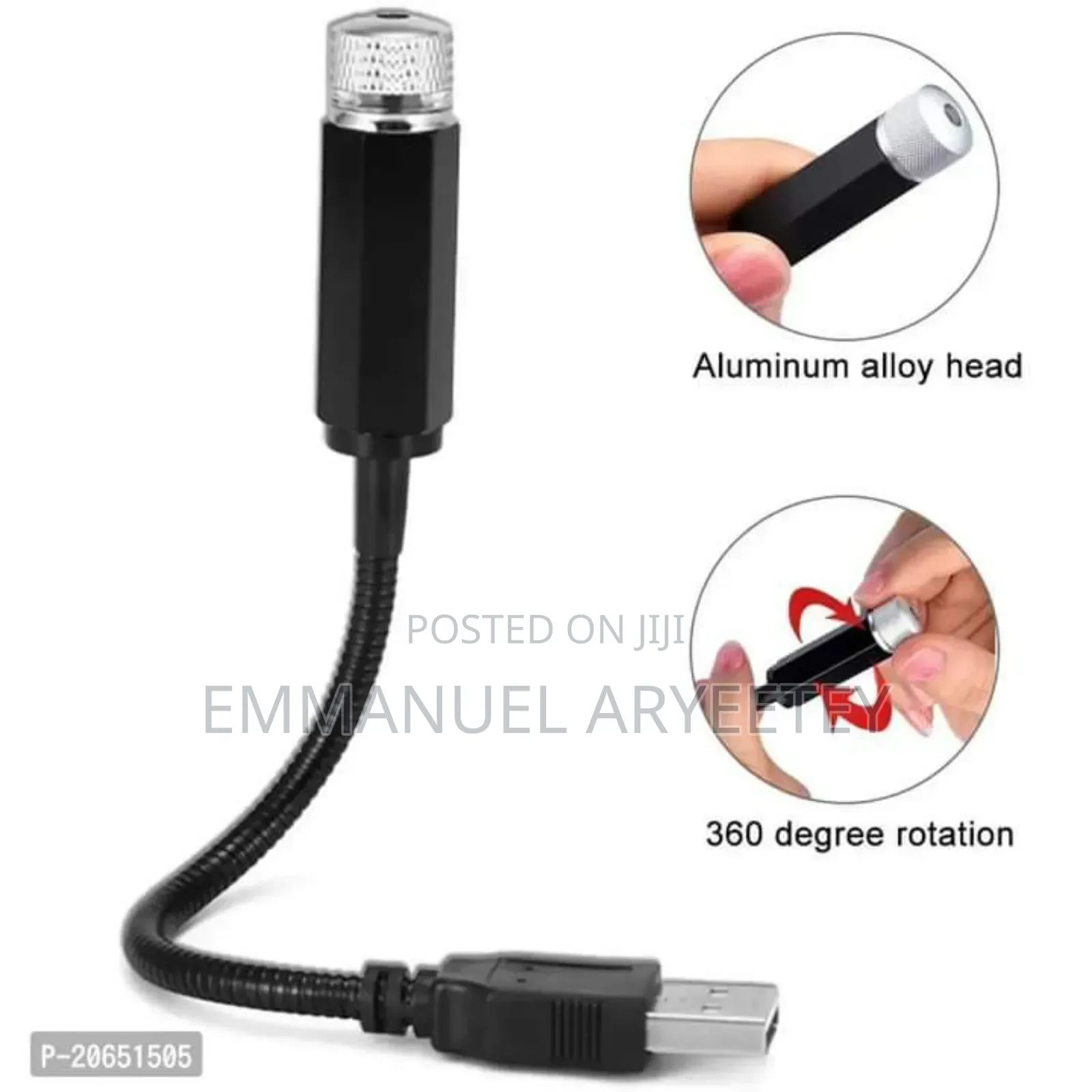 USB Ambiance Star Light for Room and Car