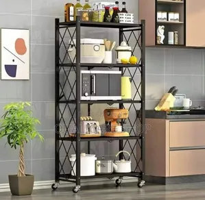 5 Layer Foldable Metal Rack