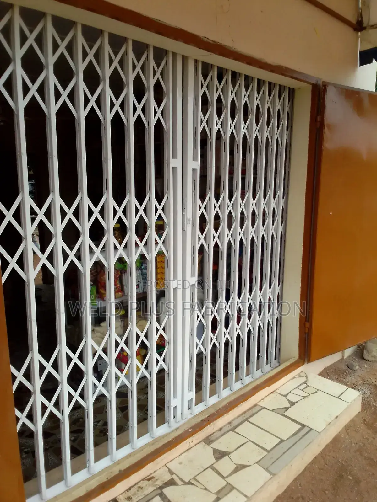 Collapsible Door Burglar Proof