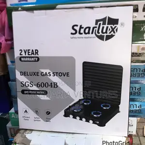 Starlux 4 Burner Deluxe Gas Stove (Sgs-6004b)