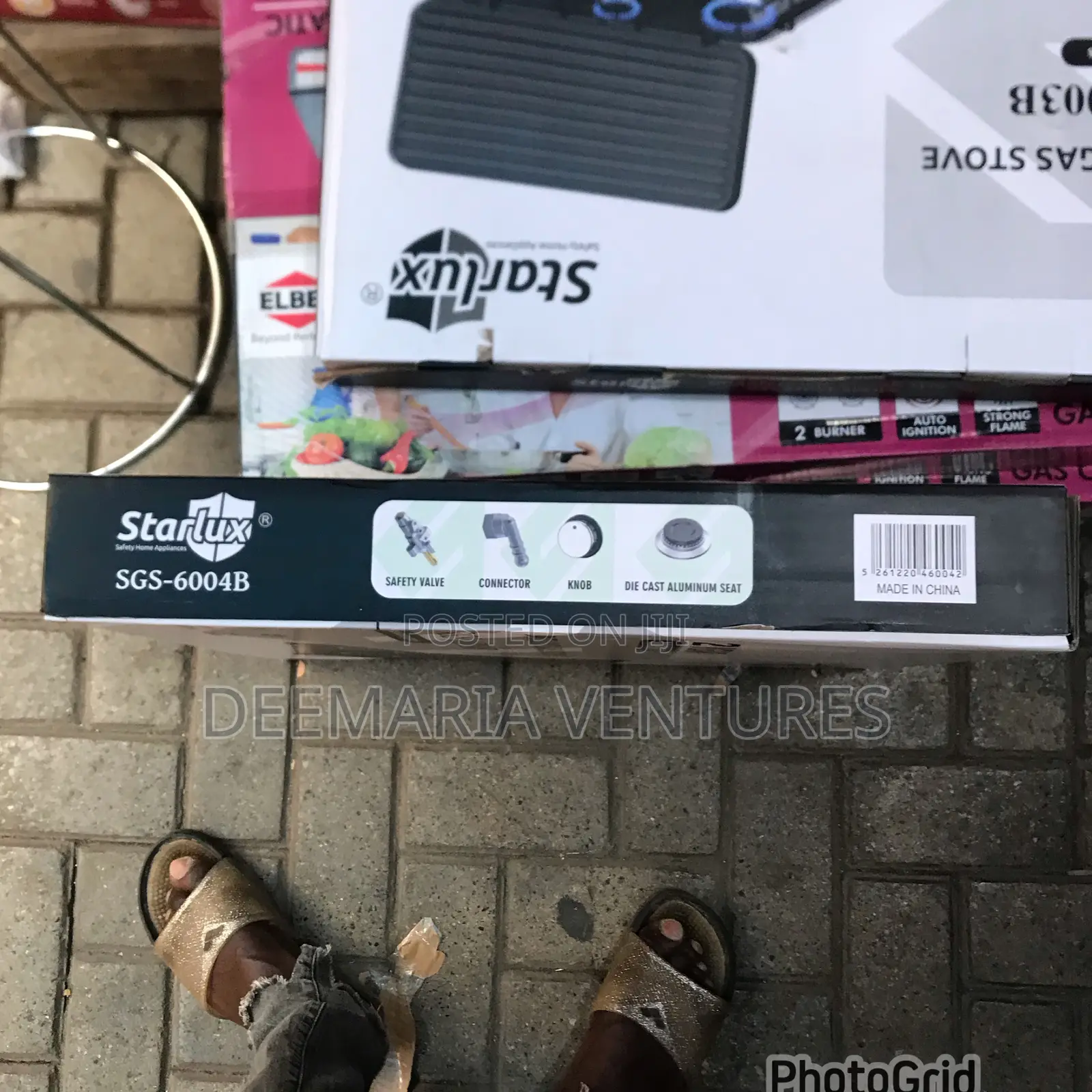 Starlux 4 Burner Deluxe Gas Stove (Sgs-6004b)
