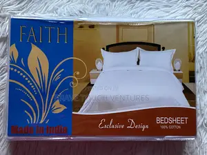 Cotton Student Bedsheet With 1 Pillow Case - White
