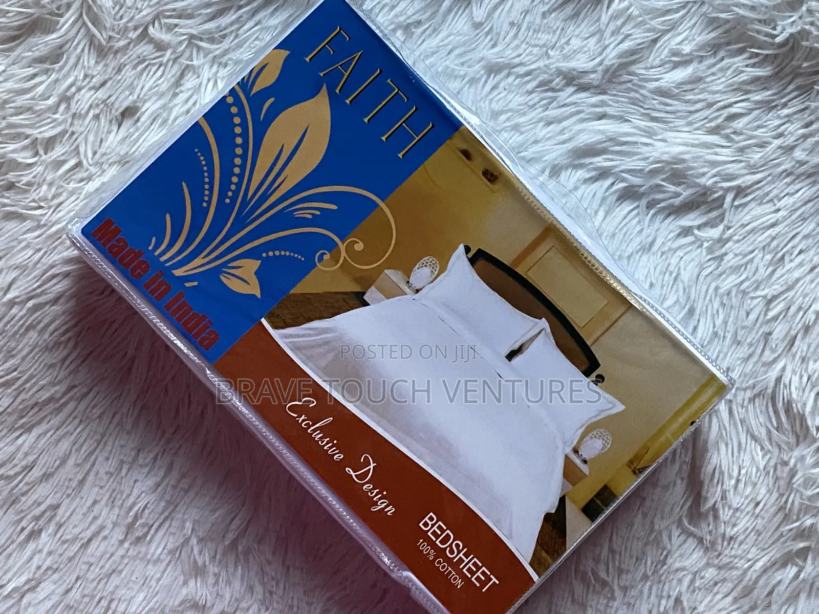 Cotton Student Bedsheet With 1 Pillow Case - White